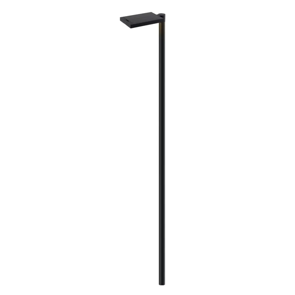 KLEWE LED-solcellelampe LINK uden stang, antracit, IP65