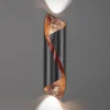 Knikerboker Hué væglampe 54 cm antracit/kobber
