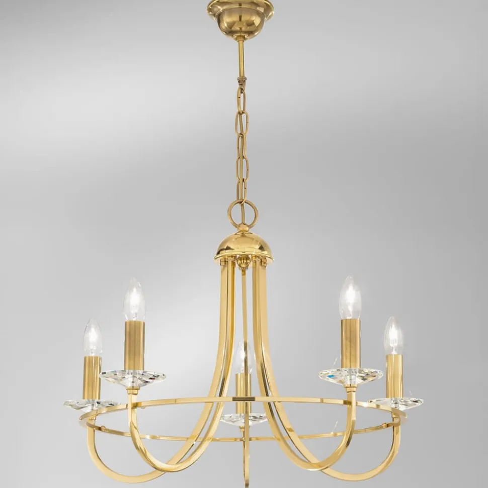 KOLARZ Imperial lysekrone, 5 lyskilder