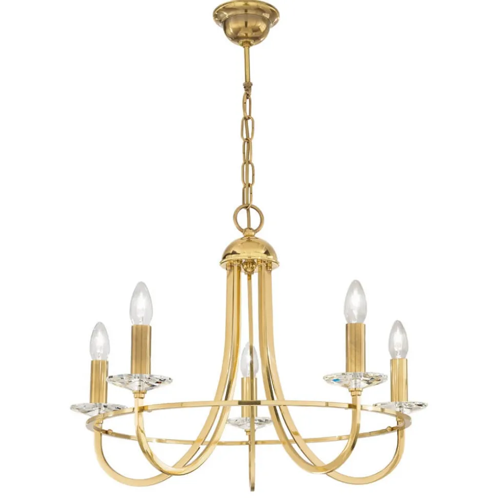 KOLARZ Imperial lysekrone, 5 lyskilder