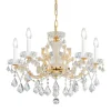 KOLARZ Maria Louise lysekrone Crystal, 5 lyskilder