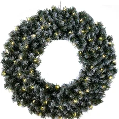 Krans Sixten med 60 lysdioder, 70 cm