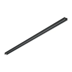 2-kredsløbsskinne DUOline, sort mat, 160 cm
