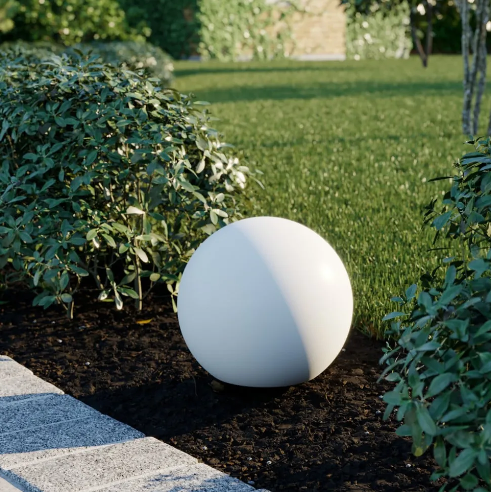 Kugleformet lampe Cumulus S til haven, Ø 30 cm