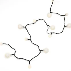 Kuglelampekæde LED varm hvid 80-flg.