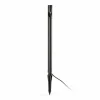 Lampe med jordspyd Bezel, sort, aluminium, højde 60 cm