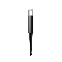 Lampe med jordspyd GLIDE, grafit, højde 37 cm, IP54, G9