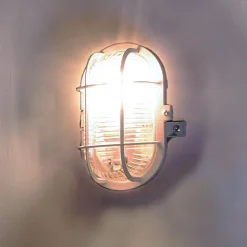 Lampe til vådrum Sotano Retro grå 19 x 12 cm IP44 plast