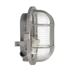 Lampe til vådrum Sotano Retro grå 19 x 12 cm IP44 plast