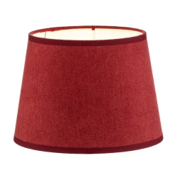 Lampeskærm Classic S, vævet, rød