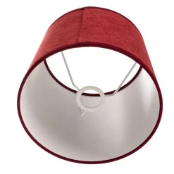 Lampeskærm Classic S, vævet, rød