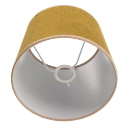 Lampeskærm Classic S, vævet, sennepsgul