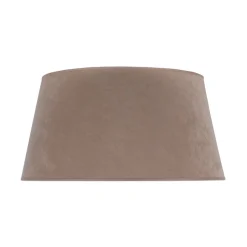 Lampeskærm Cone højde 25,5 cm, beige/guld