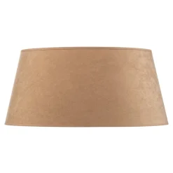 Lampeskærm Cone højde 25,5 cm, beige/guld