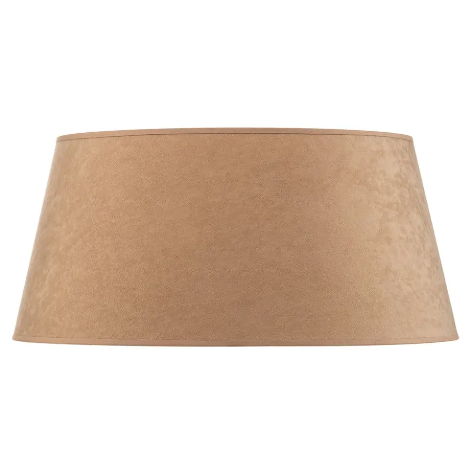 Lampeskærm Cone højde 25,5 cm, beige/guld