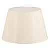 Lampeskærm Cone højde 18 cm, chintz ecru/hvid