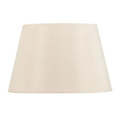 Lampeskærm Cone højde 18 cm, chintz ecru/hvid