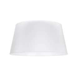Lampeskærm Cone højde 25,5 cm, chintz hvid