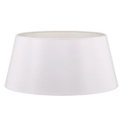 Lampeskærm Cone højde 25,5 cm, chintz hvid