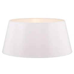 Lampeskærm Cone højde 25,5 cm, chintz hvid