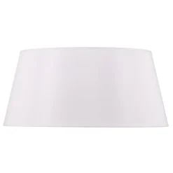 Lampeskærm Cone højde 25,5 cm, chintz hvid