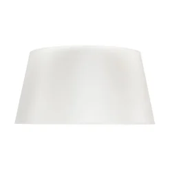 Lampeskærm Cone højde 25,5 cm, chintz ecru/hvid