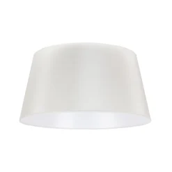 Lampeskærm Cone højde 25,5 cm, chintz ecru/hvid