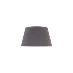 Lampeskærm Cone højde 18 cm, grå/guld