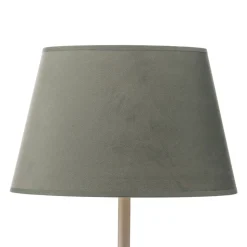 Lampeskærm Cone højde 18 cm, mintgrøn/guld