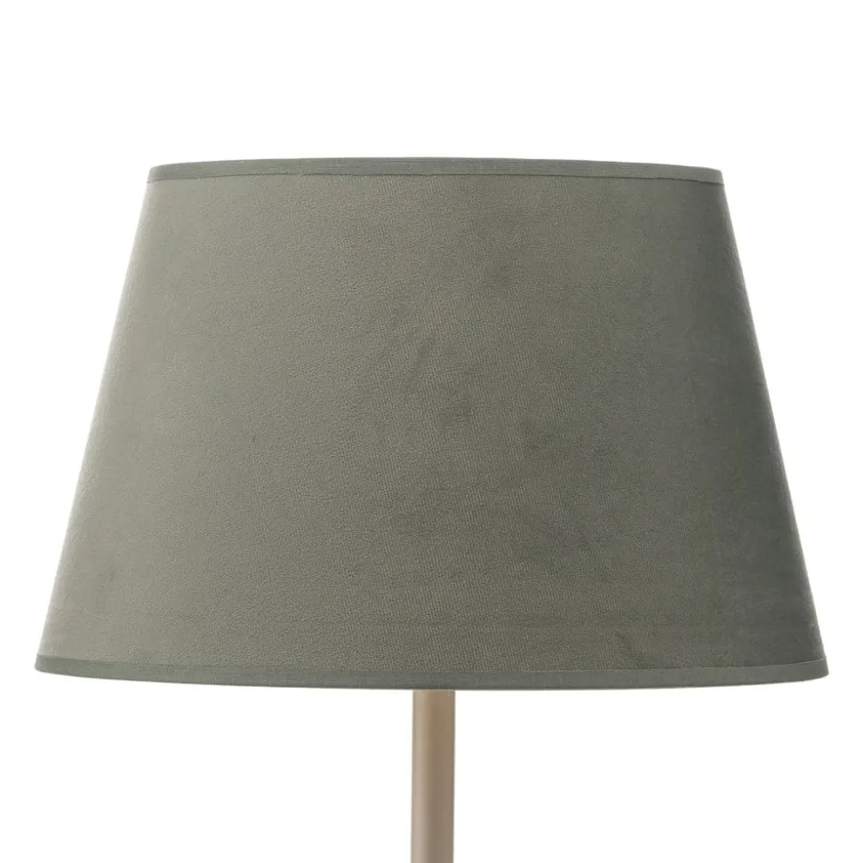 Lampeskærm Cone højde 18 cm, mintgrøn/guld