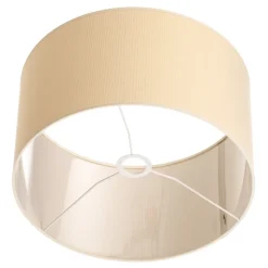Lampeskærm Roller Ø 40 cm, ecru/guld