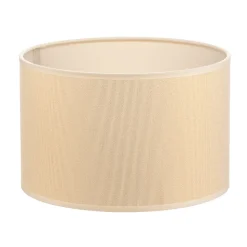 Lampeskærm Roller Ø 25 cm, ecru/guld