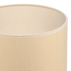 Lampeskærm Roller Ø 25 cm, ecru/guld