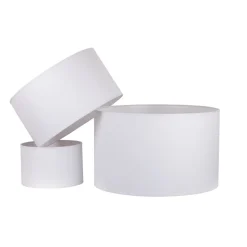 Lampeskærm Roller Ø 50 cm, hvid