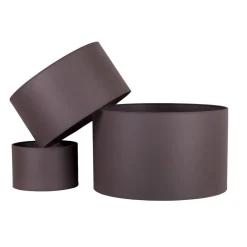 Lampeskærm Roller Ø 50 cm, jordfarvet