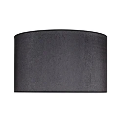 Lampeskærm Roller Ø 50 cm, sort/sølv