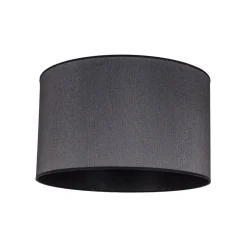 Lampeskærm Roller Ø 50 cm, sort/sølv