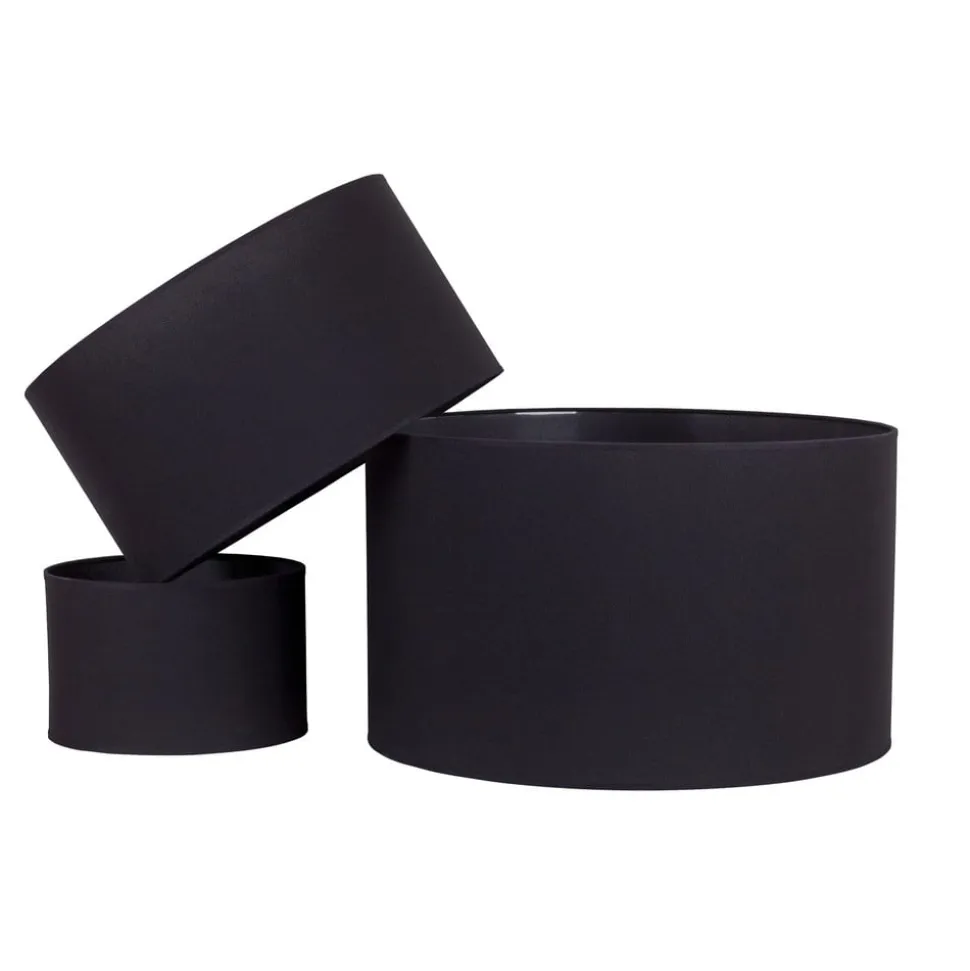 Lampeskærm Roller Ø 25 cm, sort