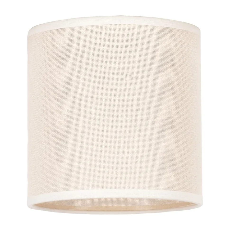 Lampeskærm Roller, beige, Ø 15 cm, højde 15 cm