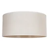 Lampeskærm Roller, beige, Ø 50 cm, højde 24 cm
