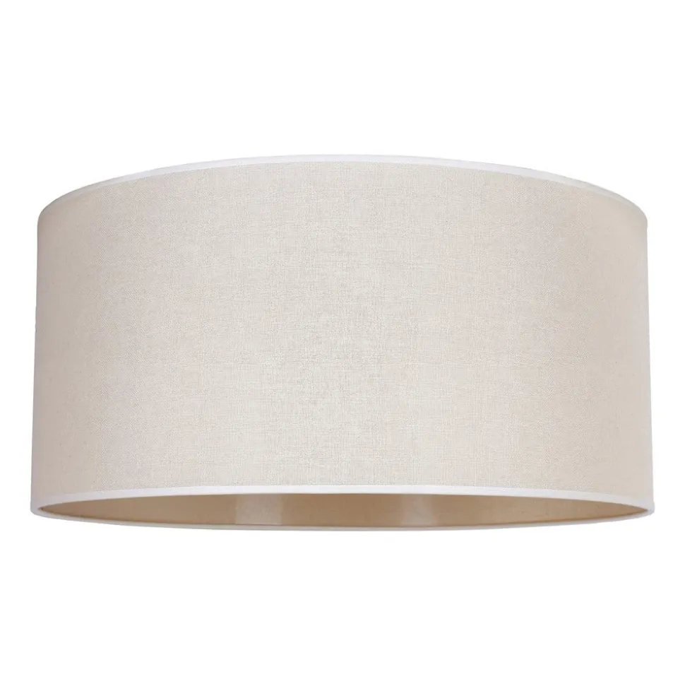 Lampeskærm Roller, beige, Ø 50 cm, højde 24 cm