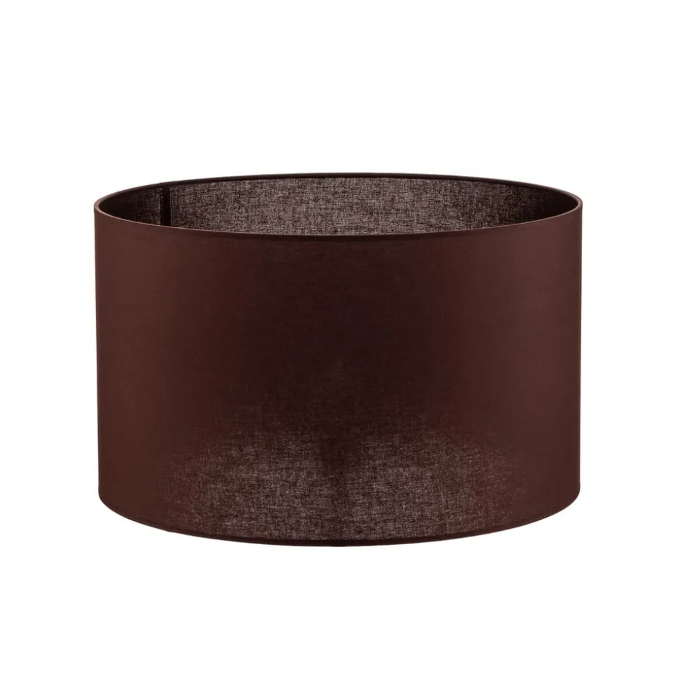 Lampeskærm Roller, brun, Ø 50 cm, højde 30 cm