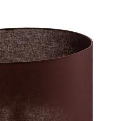 Lampeskærm Roller, brun, Ø 50 cm, højde 30 cm