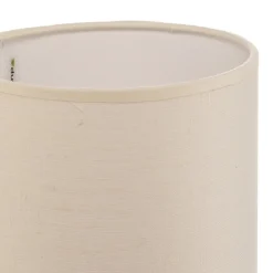 Lampeskærm Roller ecru bomuld Ø15cm højde 15cm