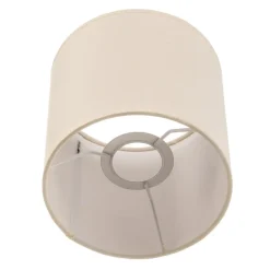 Lampeskærm Roller ecru bomuld Ø15cm højde 15cm