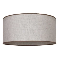 Lampeskærm Roller, ecru, jute, Ø 50 cm, højde 24 cm
