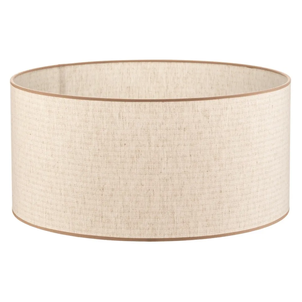 Lampeskærm Roller, ecru, jute, Ø 50 cm, højde 24 cm