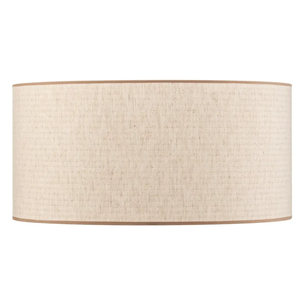 Lampeskærm Roller, ecru, jute, Ø 50 cm, højde 24 cm
