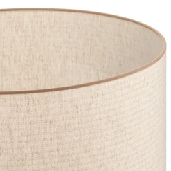 Lampeskærm Roller, ecru, jute, Ø 50 cm, højde 24 cm