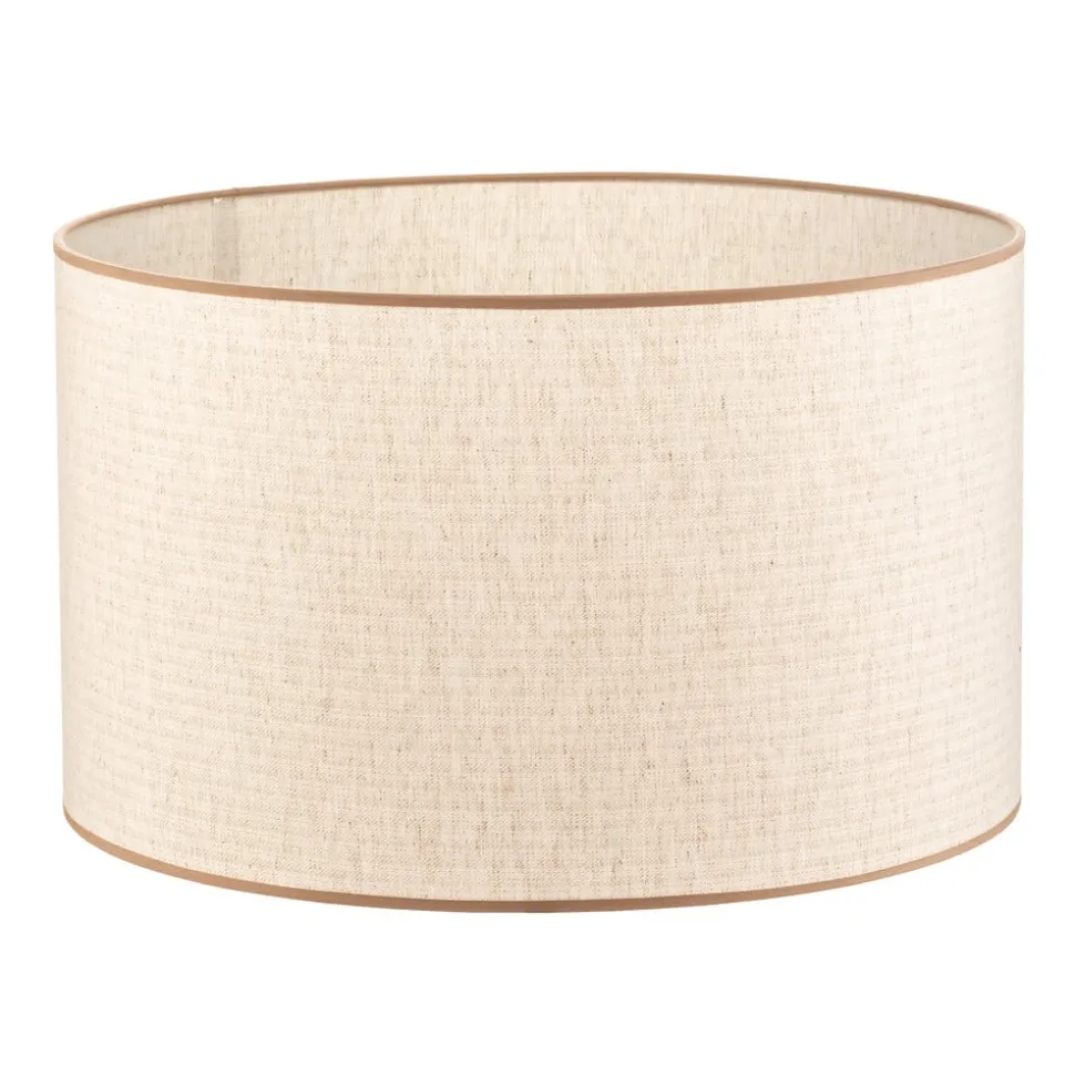 Lampeskærm Roller, ecru, jute, Ø 50 cm, højde 30 cm